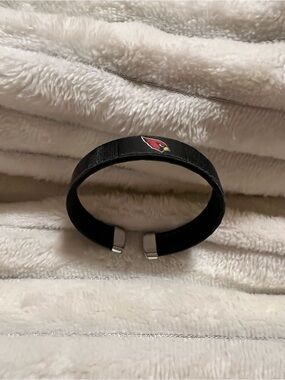 Arizona Cardinals Black Cuff Bracelet